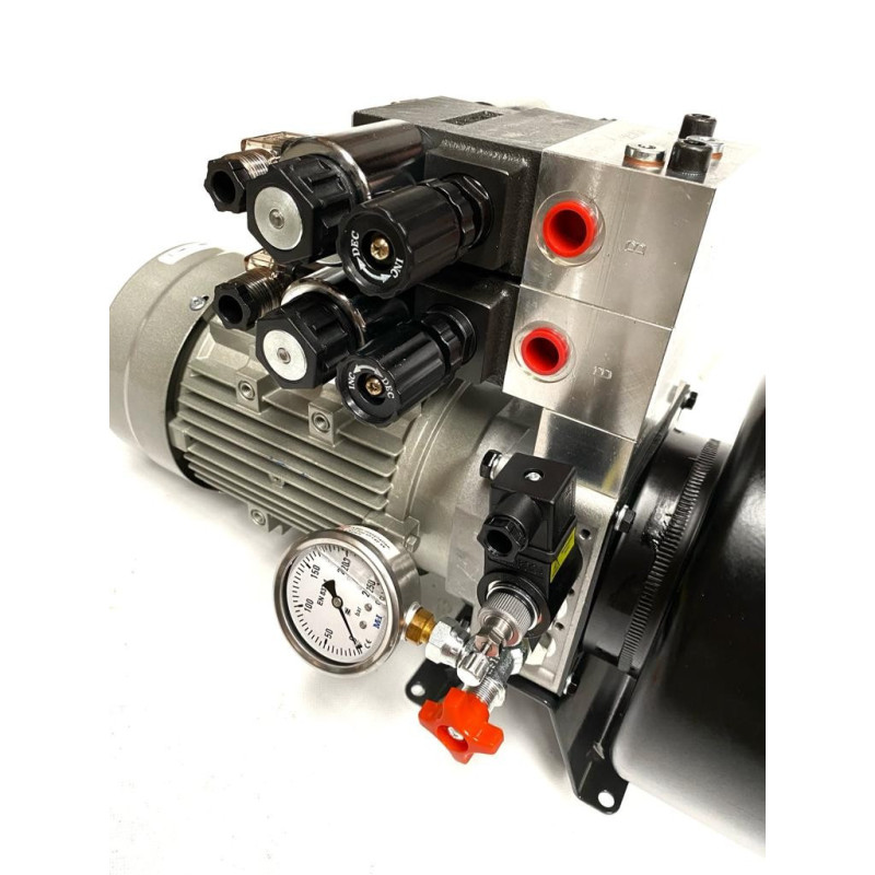 Minicentral hidráulica 1.5 Cv, 220/380 VAC 50hz 186 bar