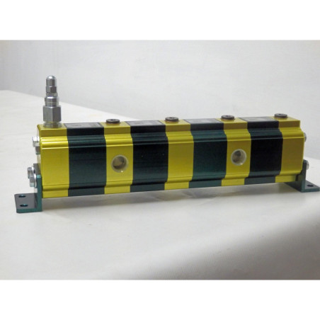 Four Element Flow Divider, 3.8 cc/rev Per Section, VIVOIL V9RS04D25
