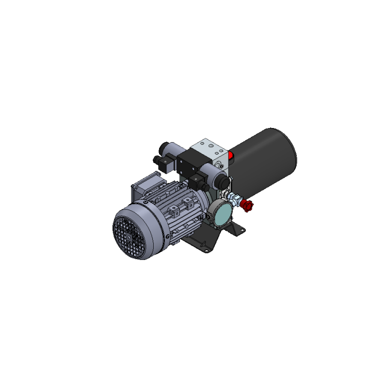 Hydraulic Power Pack, 0.5 HP, 3 phases, 1.68 L/min, 110 bar.