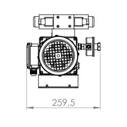 Minicentral hidráulica. 0.5 Cv trifásico, 1.68 L/min, 110bar.