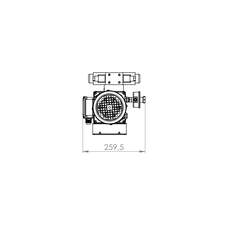 Hydraulic Power Pack, 0.5 HP, 3 phases, 1.68 L/min, 110 bar.