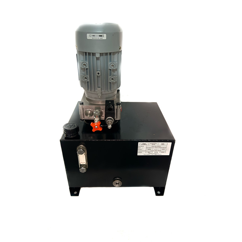 Minicentral Hidráulica Modelo PHY2462272 - 0.5 Cv - 220/380 VAC - 50 Hz - 1,2 cc/rev - 100Bar