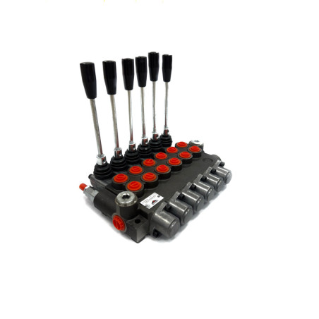 Monoblock directional control valve, 3 spools, 45 l/min, 250 bar