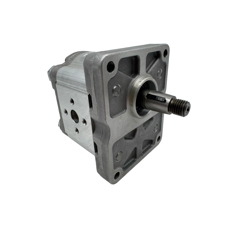 Bomba Hidráulica 9,45 L/min (6,3 cc/rev), 250 bar, Eje Cónico 1:8, Puertos Brida en Cruz