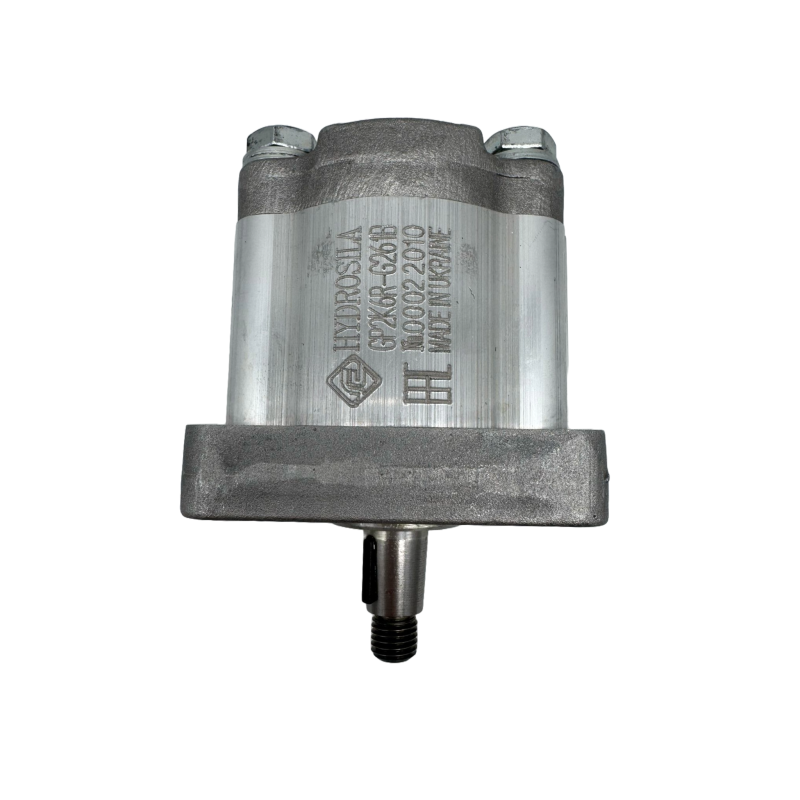 Bomba Hidráulica 9,45 L/min (6,3 cc/rev), 250 bar, Eje Cónico 1:8, Puertos Brida en Cruz