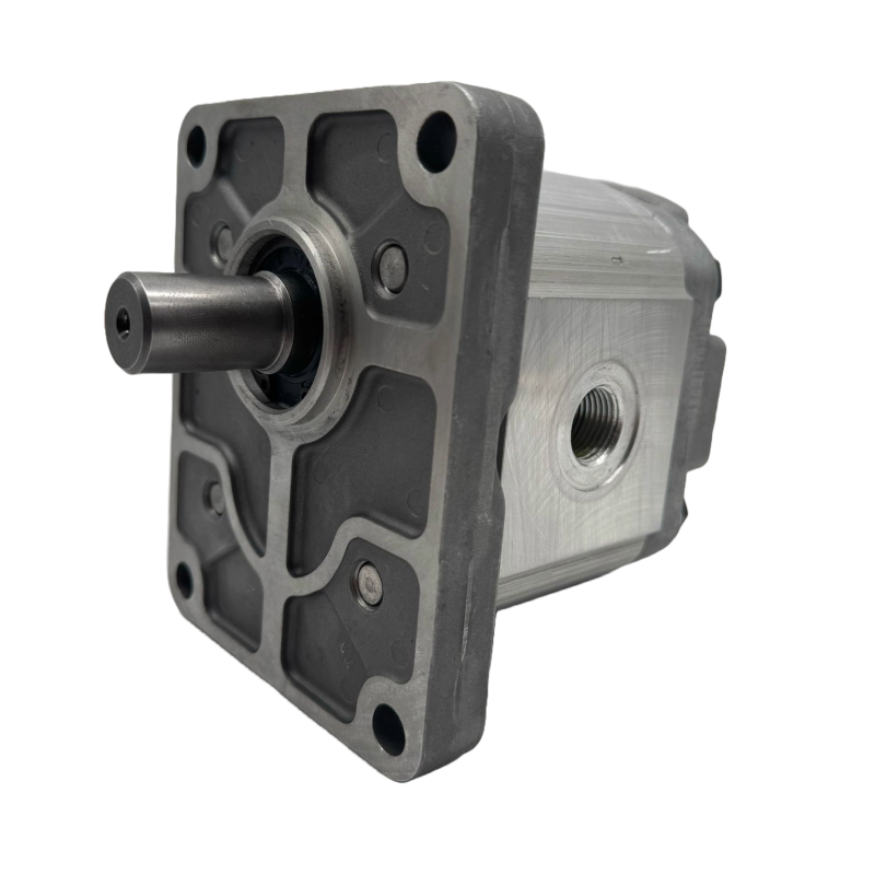Bomba Hidráulica 24 L/min (16 cc/rev), 250bar, Eje - Recto Ø22,2 SAE B, Puertos GAS, Brida Europea