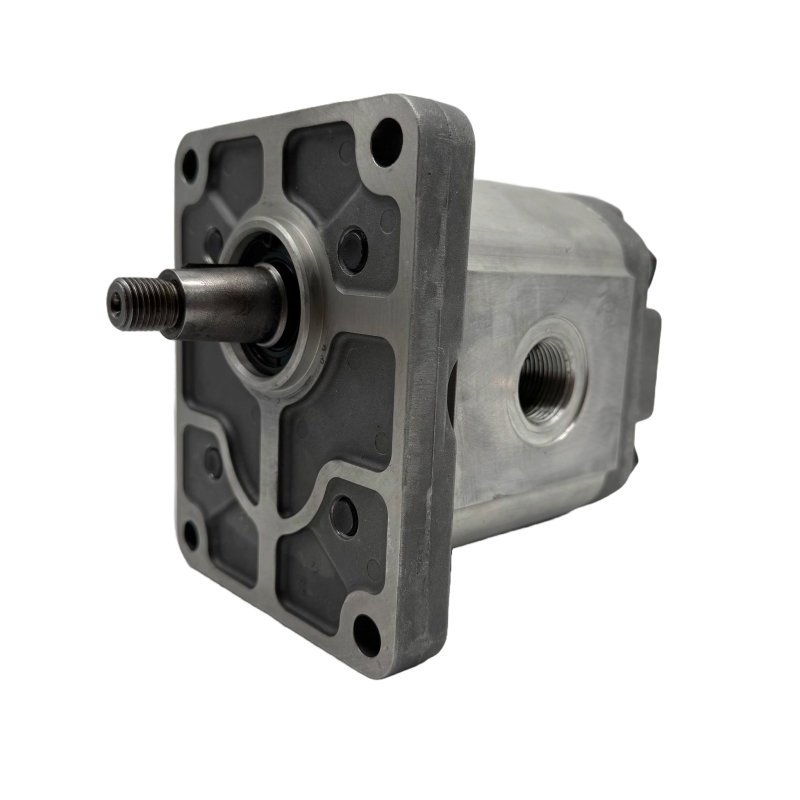 Bomba Hidráulica 42 L/min (28 cc/rev), 250bar, Eje Cónico 1:8, Puertos GAS, Brida Europea