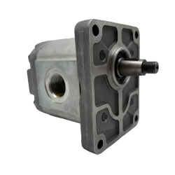 Bomba Hidráulica 42 L/min (28 cc/rev), 250bar, Eje Cónico 1:8, Puertos GAS, Brida Europea