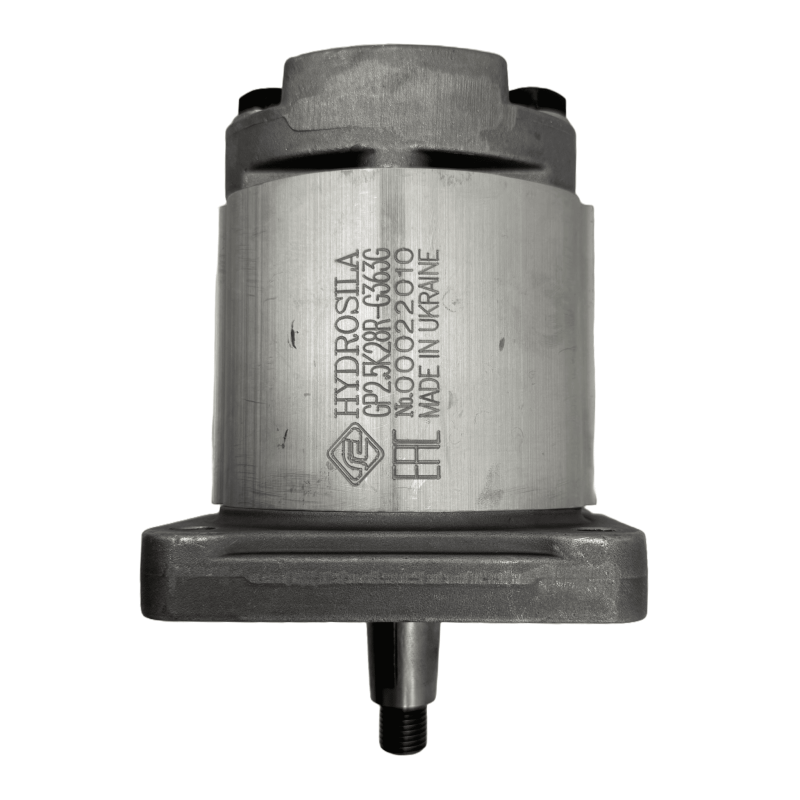 Bomba Hidráulica 42 L/min (28 cc/rev), 250bar, Eje Cónico 1:8, Puertos GAS, Brida Europea