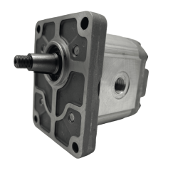 Bomba Hidráulica 24 L/min (16 cc/rev), 250bar, Eje Cónico 1:8, Puertos GAS, Brida Europea