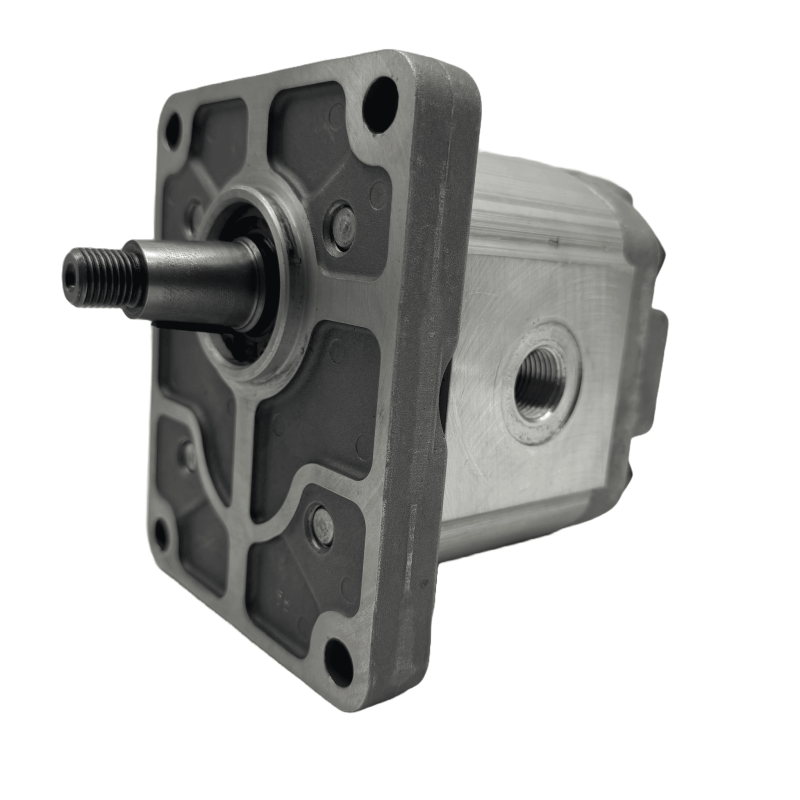 Bomba Hidráulica 24 L/min (16 cc/rev), 250bar, Eje Cónico 1:8, Puertos GAS, Brida Europea