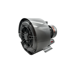 Side Channel Blower. 110 m3/hr, Max. Vacuum -200 mbar, Max. Pressure 230 mbar, 0.85 Kw