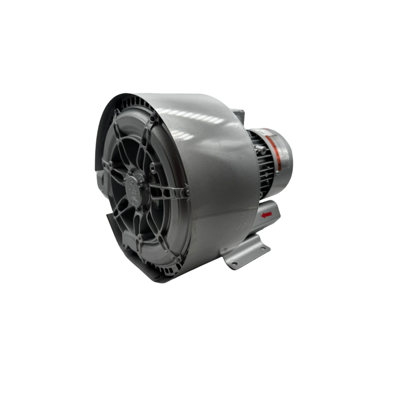 Side Channel Blower. 110 m3/hr, Max. Vacuum -200 mbar, Max. Pressure 230 mbar, 0.85 Kw
