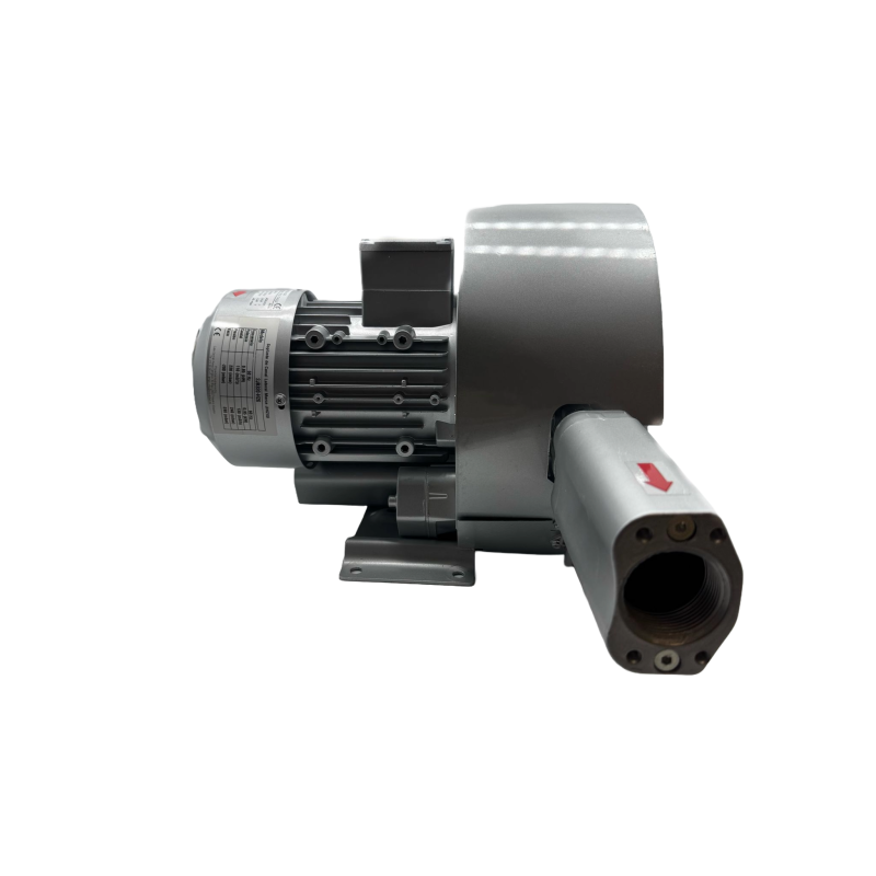 Side Channel Blower. 110 m3/hr, Max. Vacuum -200 mbar, Max. Pressure 230 mbar, 0.85 Kw