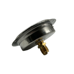 Comprar Manómetro Ø100 mm con glicerina, conexión vertical de  1/2" GAS, 0-600 bar