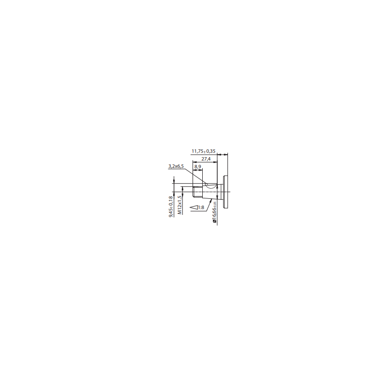 Bomba Hidráulica 24 L/min (16 cc/rev), 250bar, Eje Cónico 1:8, Puertos Métricos, Brida Europea