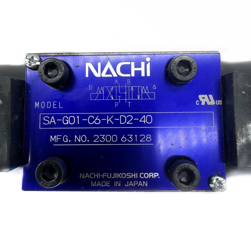NACHI Directional Control Valve Model SA-G01-C6-K-D2-40