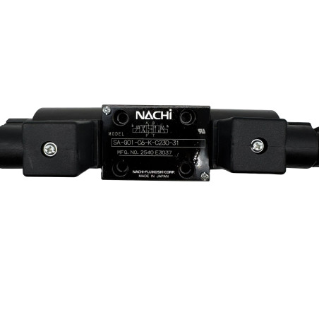 Directional control Valve NACHI model SA-G01-C6-K-C230-31 - Center A, B and T connected, P closed