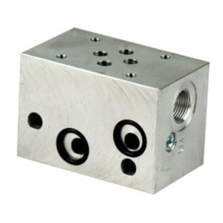 Bloque Modular NG6 (CETOP 3) 1 estación con Puertos de 3/8" GAS