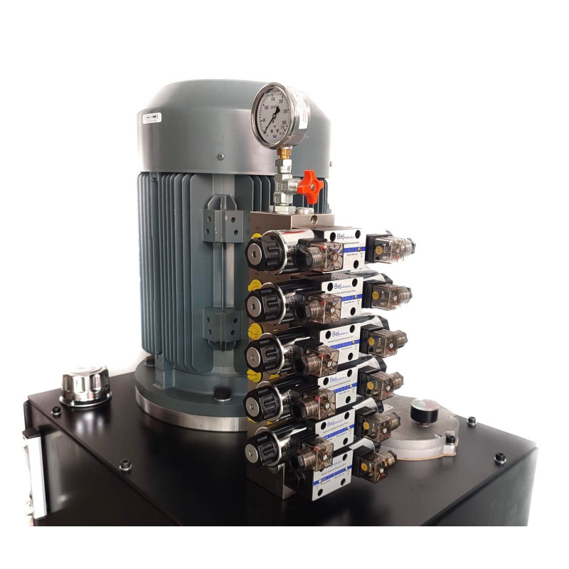 High-pressure hydraulic unit 12.5 Hp 1450 rpm. 250 bar