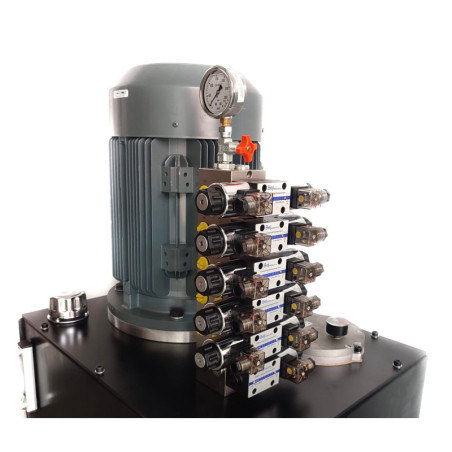 High-pressure hydraulic unit 12.5 Hp 1450 rpm. 250 bar