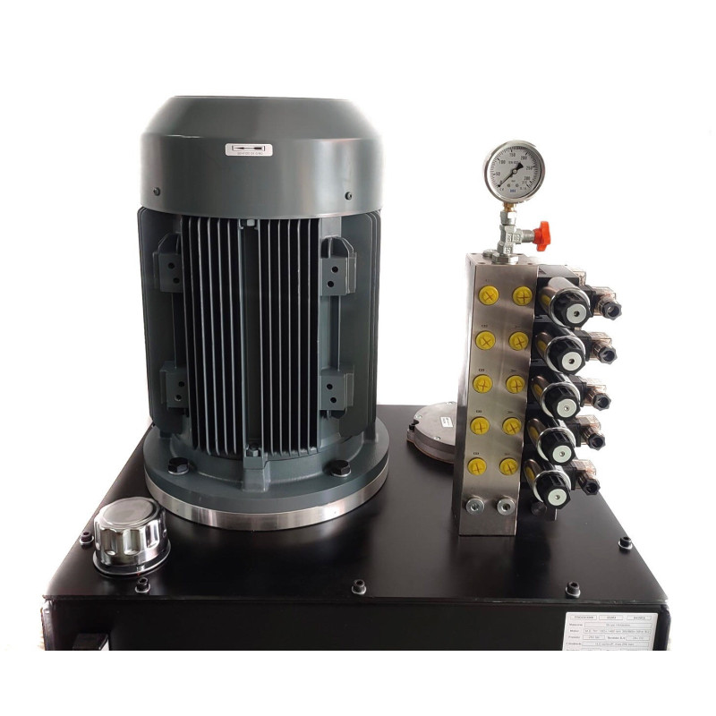 High-pressure hydraulic unit 12.5 Hp 1450 rpm. 250 bar