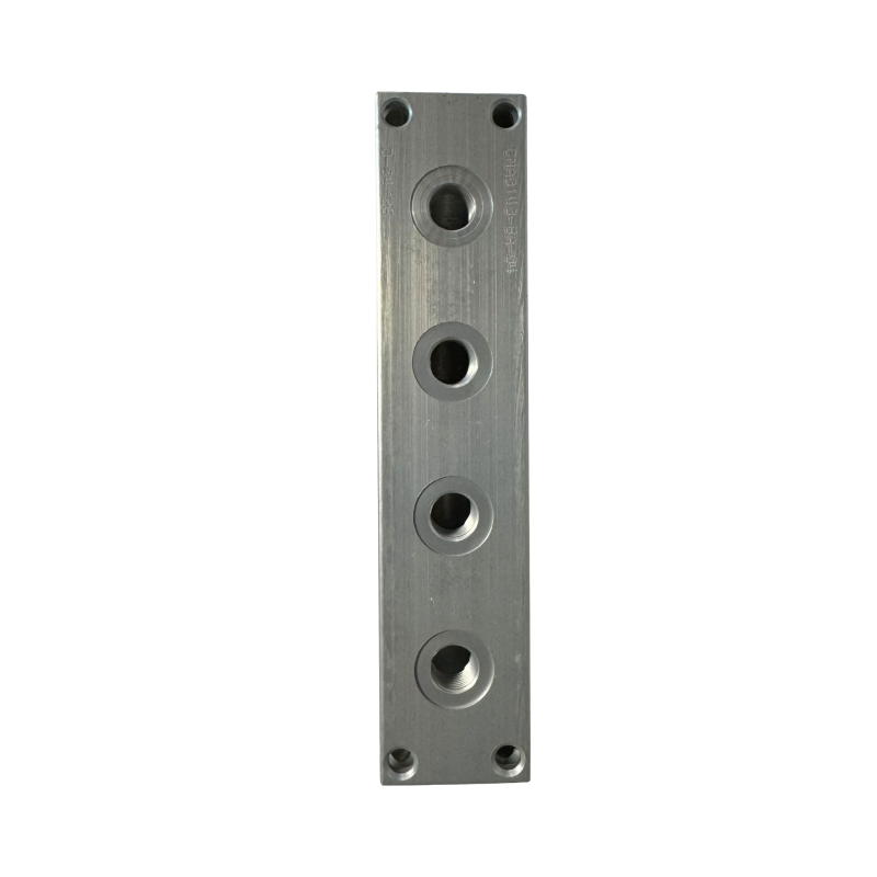 Hydraulic Manifold 3 ways 1/4" x 2 ways 3/8"