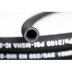 Sale of hydraulic hoses ID: 5/8" Max. Pressure: 130 Bar (1900 psi) Buy by length