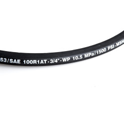 Sale of hydraulic hoses ID: 3/4" Max. Pressure: 105 Bar (1500 psi) Buy by length