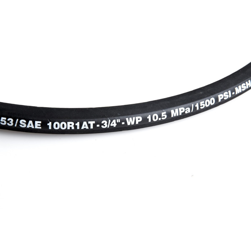 Sale of hydraulic hoses ID: 3/4" Max. Pressure: 105 Bar (1500 psi) Buy by length