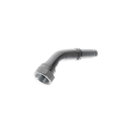 Comprar racor codo 45º hembra loca JIC 37º, cuerda 1-5/16" - 12, manguera de 1"