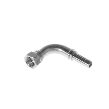 Comprar racor codo 90º hembra loca JIC 37º, cuerda 3/4" - 16, manguera de 1/2"